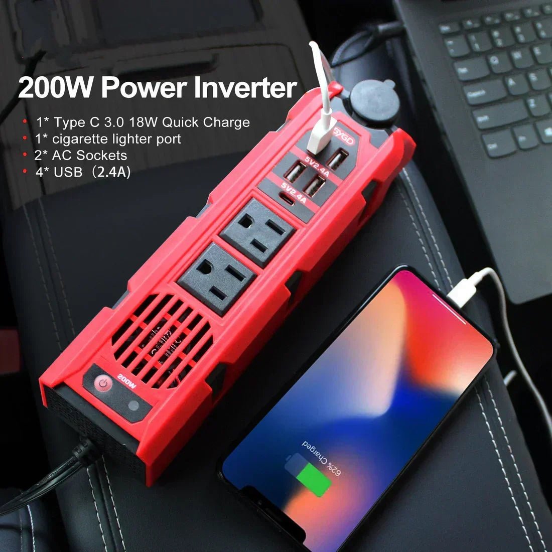 BYGD - Portable Power Inverter © - Veyrx.store