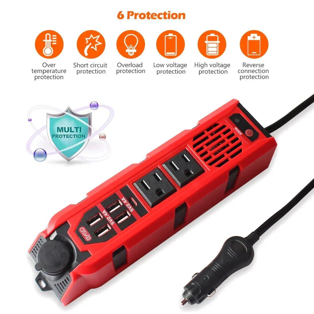 BYGD - Portable Power Inverter © - Veyrx.store