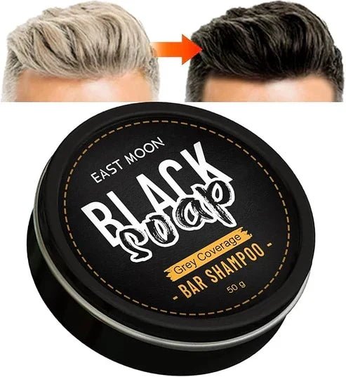 EAST MOON - Black Soap Bar Shampoo (Original) - Veyrx.store