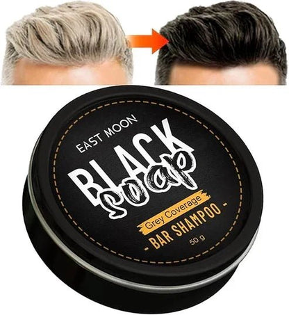 EAST MOON - Black Soap Bar Shampoo (Original) - Veyrx.store