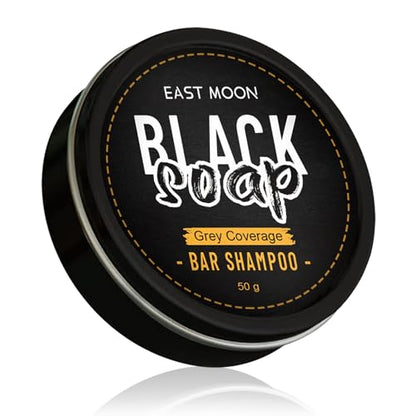 EAST MOON - Black Soap Bar Shampoo (Original) - Veyrx.store