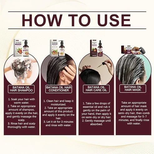 EELHOE - Batana Oil Hair Care Set (Original) - Veyrx.store