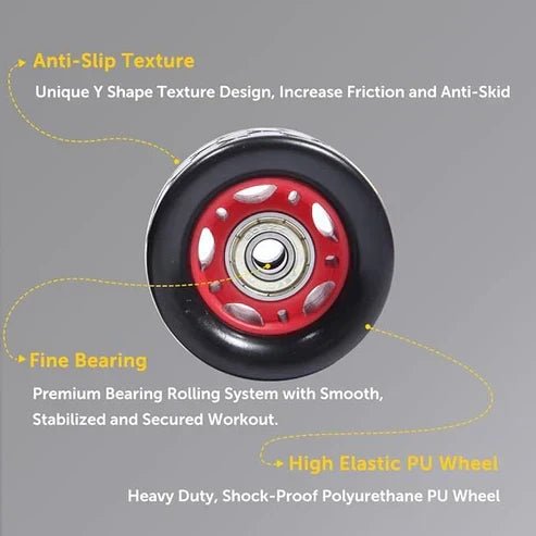 LORDEX - FITNESS Two-Wheel Hand Pusher - Veyrx.store
