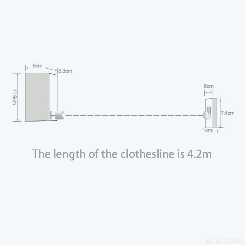 Telescopic Clothesline Clothes Drying Rope - Veyrx.store